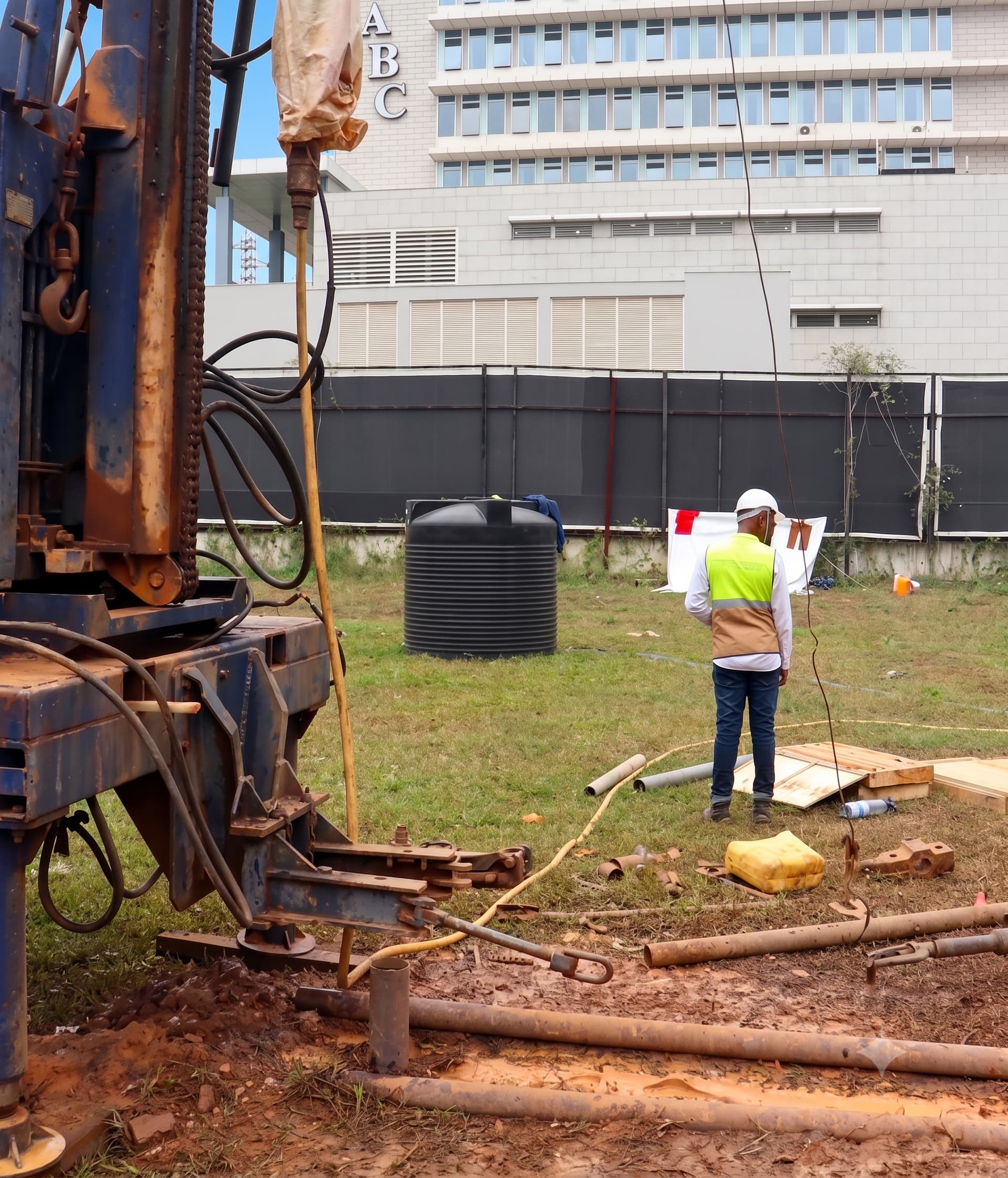Plot 900 Geotechnical Investigation work